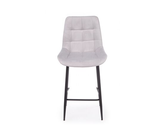 Барный стул Челси светло-серый (zd 960) / черный, изображение 5 | Интернет магазин мебели и декора LifeDekor