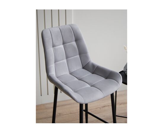 Барный стул Челси светло-серый (zd 960) / черный, изображение 7 | Интернет магазин мебели и декора LifeDekor