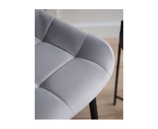 Барный стул Челси светло-серый (zd 960) / черный, изображение 8 | Интернет магазин мебели и декора LifeDekor