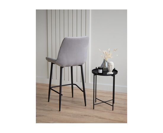 Барный стул Челси светло-серый (zd 960) / черный, изображение 9 | Интернет магазин мебели и декора LifeDekor