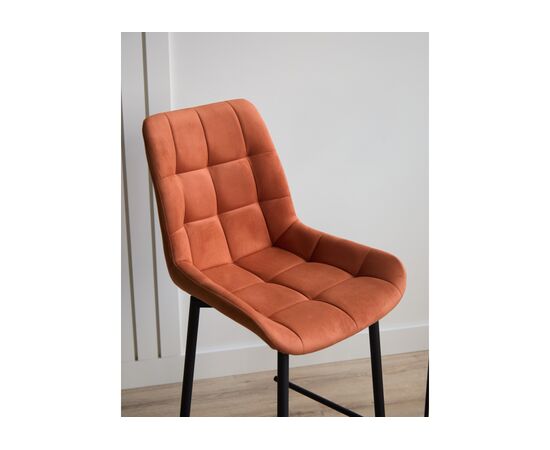 Барный стул Челси терракотовый (zd 432) / черный, изображение 7 | Интернет магазин мебели и декора LifeDekor