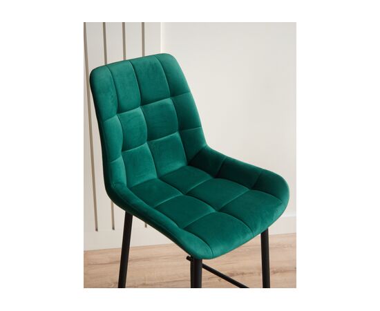Барный стул Челси зеленый (zd 667) / черный, изображение 6 | Интернет магазин мебели и декора LifeDekor