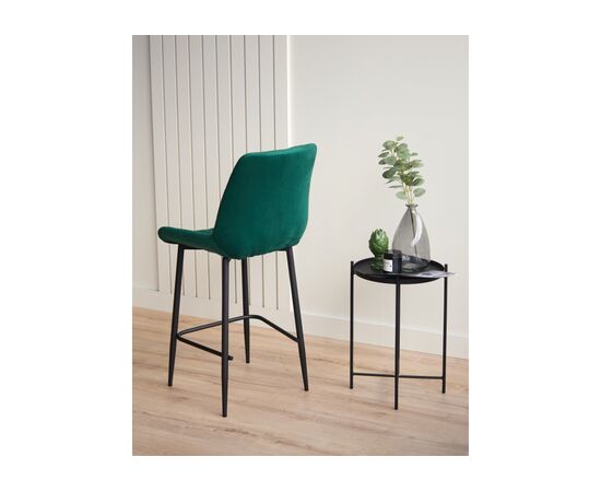 Барный стул Челси зеленый (zd 667) / черный, изображение 8 | Интернет магазин мебели и декора LifeDekor