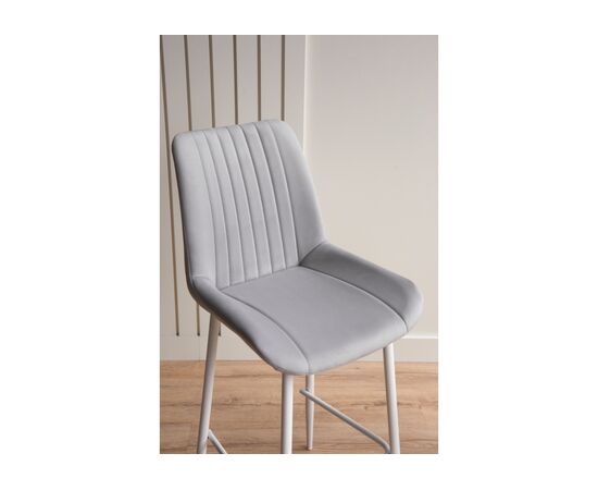 Барный стул Седа светло-серый (zd 960) / белый, изображение 7 | Интернет магазин мебели и декора LifeDekor