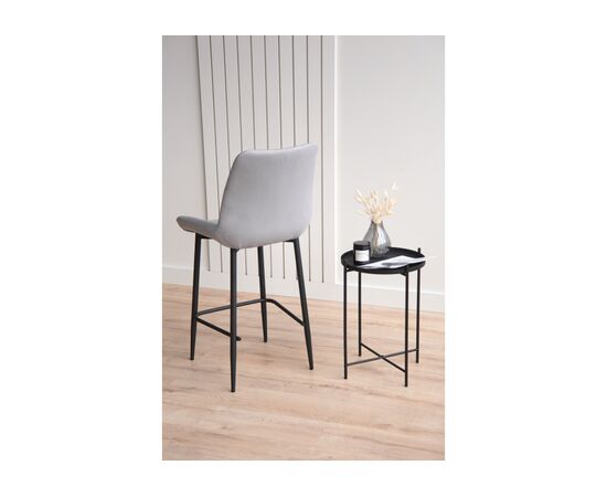 Барный стул Седа светло-серый (zd 960) / черный, изображение 9 | Интернет магазин мебели и декора LifeDekor