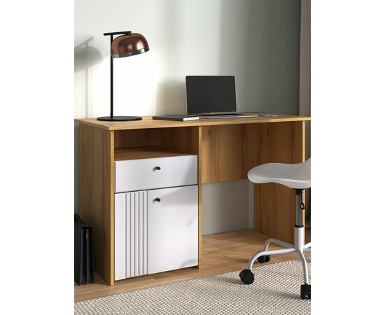 Стол Вега Саксония, белый матовый, изображение 6 | Интернет магазин мебели и декора LifeDekor