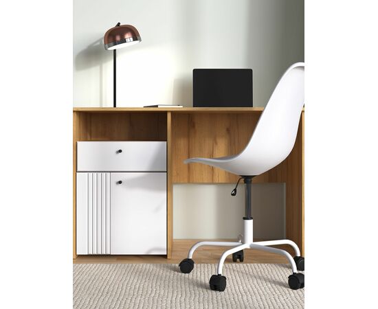 Стол Вега Саксония, белый матовый, изображение 7 | Интернет магазин мебели и декора LifeDekor