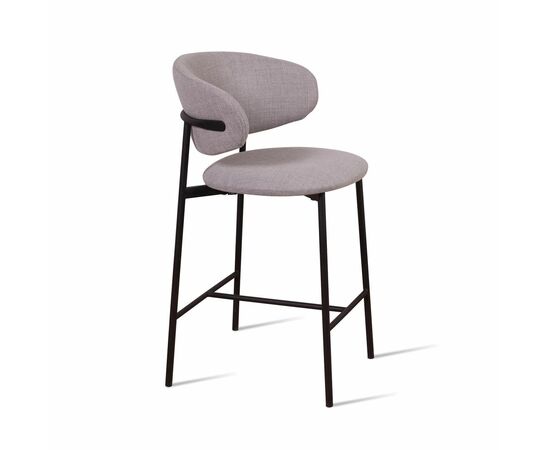 Стул полубарный Adele, рогожка wellton 912, серый, изображение 11 | Интернет магазин мебели и декора LifeDekor