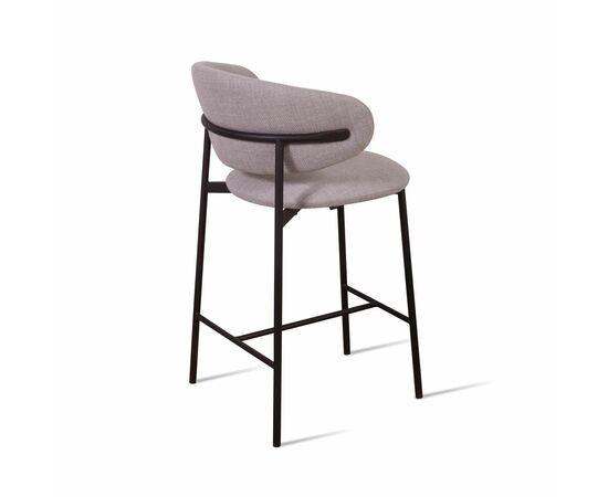 Стул полубарный Adele, рогожка wellton 912, серый, изображение 12 | Интернет магазин мебели и декора LifeDekor