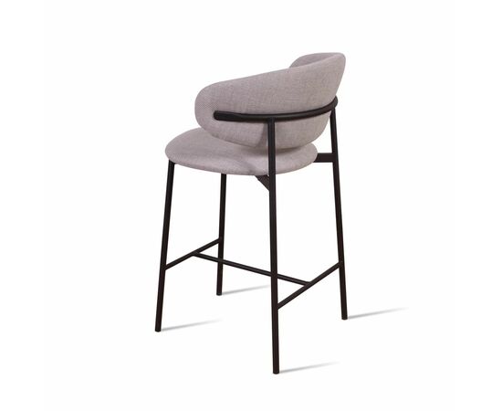 Стул полубарный Adele, рогожка wellton 912, серый, изображение 13 | Интернет магазин мебели и декора LifeDekor