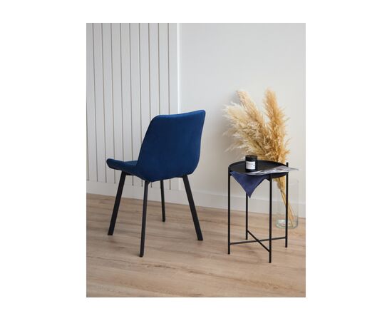 Стул на металлокаркасе Челси П синий (zd 798) / черный np, изображение 9 | Интернет магазин мебели и декора LifeDekor