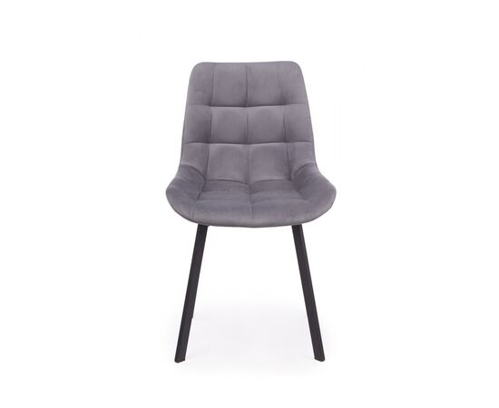 Стул на металлокаркасе Челси П темно-серый (zd 995) / черный np, изображение 5 | Интернет магазин мебели и декора LifeDekor