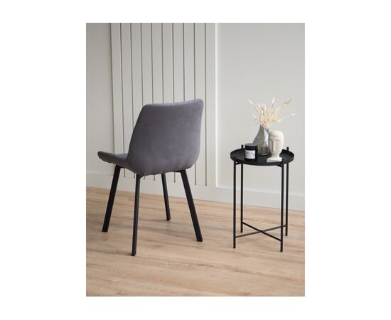 Стул на металлокаркасе Челси П темно-серый (zd 995) / черный np, изображение 9 | Интернет магазин мебели и декора LifeDekor