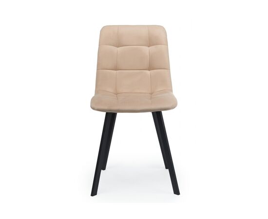 Стул на металлокаркасе Чилли бежевый / черный, изображение 4 | Интернет магазин мебели и декора LifeDekor