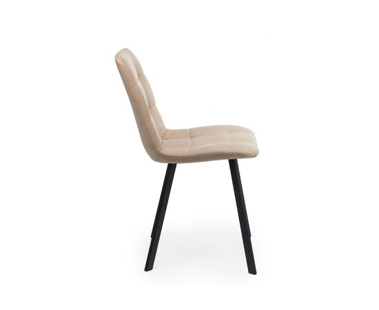 Стул на металлокаркасе Чилли бежевый / черный, изображение 5 | Интернет магазин мебели и декора LifeDekor