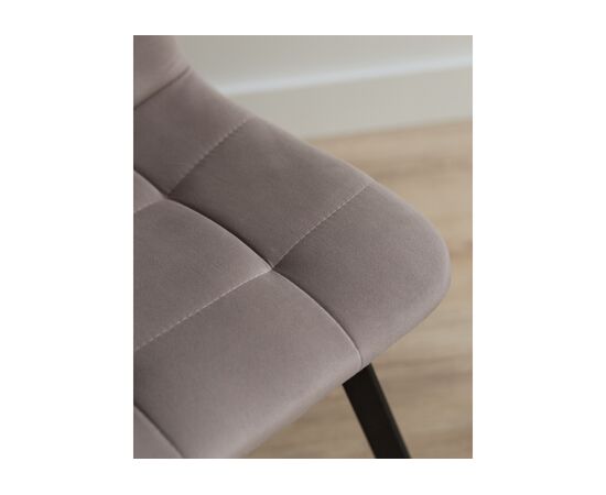 Стул на металлокаркасе Чилли латте / черный, изображение 8 | Интернет магазин мебели и декора LifeDekor