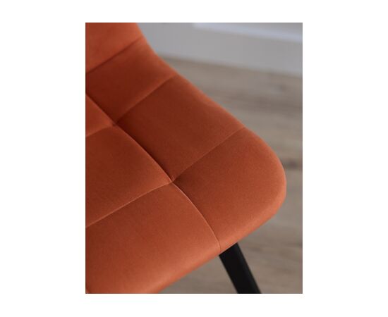 Стул на металлокаркасе Чилли терракотовый / черный, изображение 8 | Интернет магазин мебели и декора LifeDekor