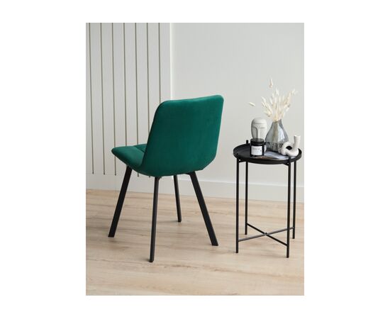 Стул на металлокаркасе Чилли зеленый / черный, изображение 9 | Интернет магазин мебели и декора LifeDekor