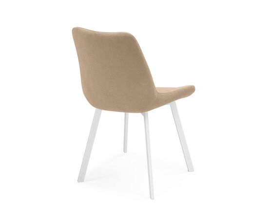 Стул на металлокаркасе Челси 360 бежевый (ZD 210) / белый, изображение 6 | Интернет магазин мебели и декора LifeDekor