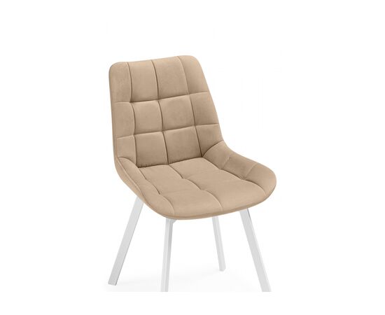 Стул на металлокаркасе Челси 360 бежевый (ZD 210) / белый, изображение 7 | Интернет магазин мебели и декора LifeDekor