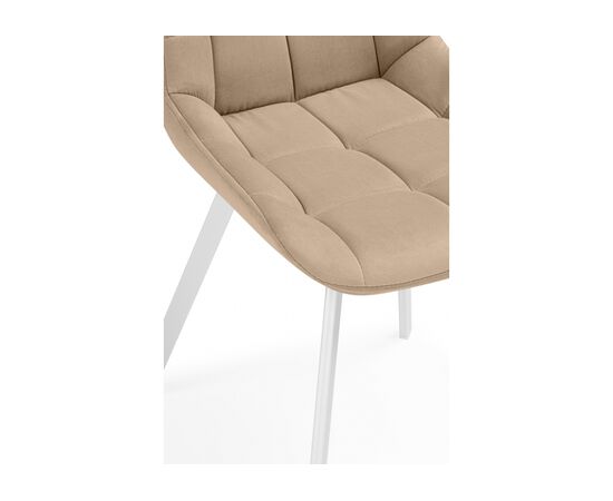 Стул на металлокаркасе Челси 360 бежевый (ZD 210) / белый, изображение 8 | Интернет магазин мебели и декора LifeDekor