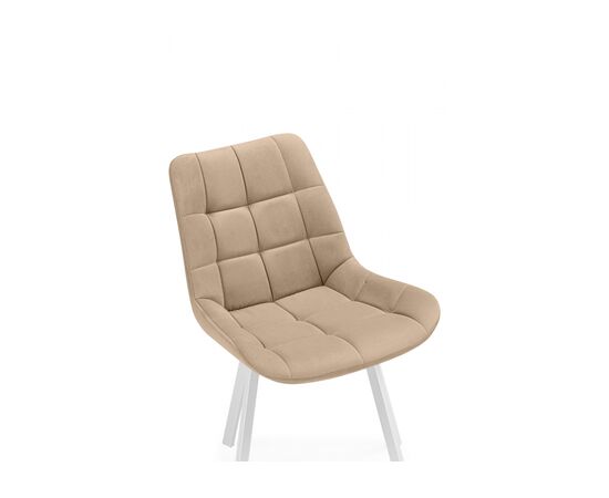 Стул на металлокаркасе Челси 360 бежевый (ZD 210) / белый, изображение 9 | Интернет магазин мебели и декора LifeDekor