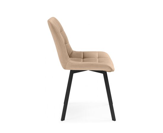 Стул на металлокаркасе Челси 360 бежевый (ZD 210) / черный, изображение 4 | Интернет магазин мебели и декора LifeDekor