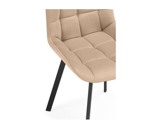 Стул на металлокаркасе Челси 360 бежевый (ZD 210) / черный, изображение 9 | Интернет магазин мебели и декора LifeDekor