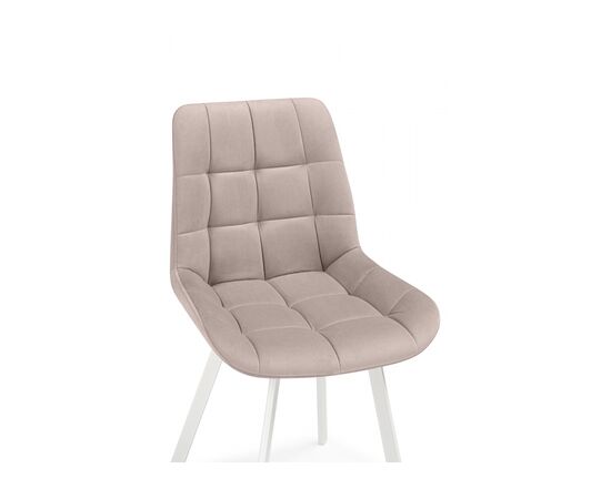 Стул на металлокаркасе Челси 360 латте (ZD 290) / белый, изображение 7 | Интернет магазин мебели и декора LifeDekor