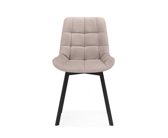 Стул на металлокаркасе Челси 360 латте (ZD 290) / черный, изображение 4 | Интернет магазин мебели и декора LifeDekor