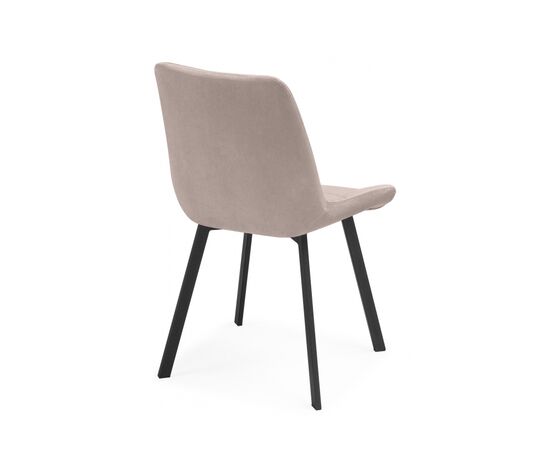 Стул на металлокаркасе Челси 360 латте (ZD 290) / черный, изображение 6 | Интернет магазин мебели и декора LifeDekor