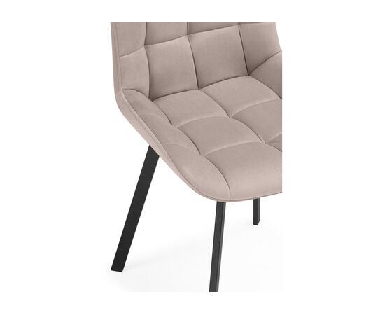 Стул на металлокаркасе Челси 360 латте (ZD 290) / черный, изображение 9 | Интернет магазин мебели и декора LifeDekor