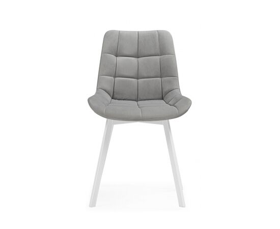 Стул на металлокаркасе Челси 360 светло-серый (ZD 960) / белый, изображение 4 | Интернет магазин мебели и декора LifeDekor