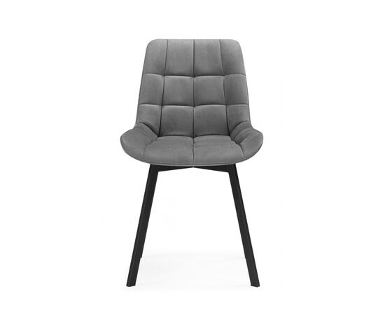 Стул на металлокаркасе Челси 360 светло-серый (ZD 960) / черный, изображение 5 | Интернет магазин мебели и декора LifeDekor