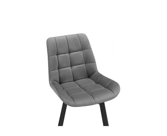 Стул на металлокаркасе Челси 360 светло-серый (ZD 960) / черный, изображение 7 | Интернет магазин мебели и декора LifeDekor