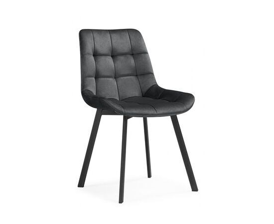 Стул на металлокаркасе Челси 360 темно-серый (ZD 995) / черный, изображение 3 | Интернет магазин мебели и декора LifeDekor