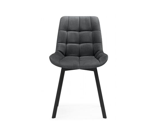 Стул на металлокаркасе Челси 360 темно-серый (ZD 995) / черный, изображение 4 | Интернет магазин мебели и декора LifeDekor