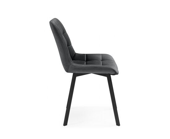 Стул на металлокаркасе Челси 360 темно-серый (ZD 995) / черный, изображение 5 | Интернет магазин мебели и декора LifeDekor