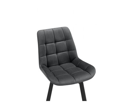 Стул на металлокаркасе Челси 360 темно-серый (ZD 995) / черный, изображение 7 | Интернет магазин мебели и декора LifeDekor