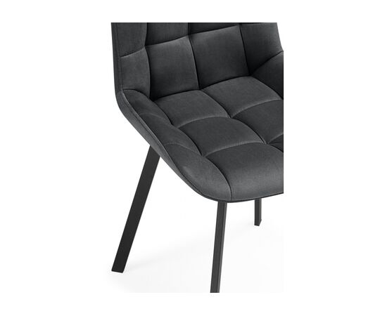 Стул на металлокаркасе Челси 360 темно-серый (ZD 995) / черный, изображение 8 | Интернет магазин мебели и декора LifeDekor