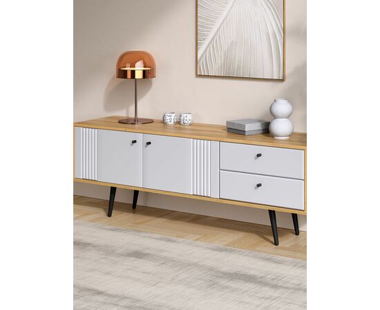 Тумба Вега Саксония ТВ150, белый матовый, изображение 6 | Интернет магазин мебели и декора LifeDekor