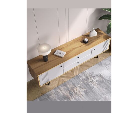 Тумба Вега Саксония ТВ170, белый матовый, изображение 8 | Интернет магазин мебели и декора LifeDekor