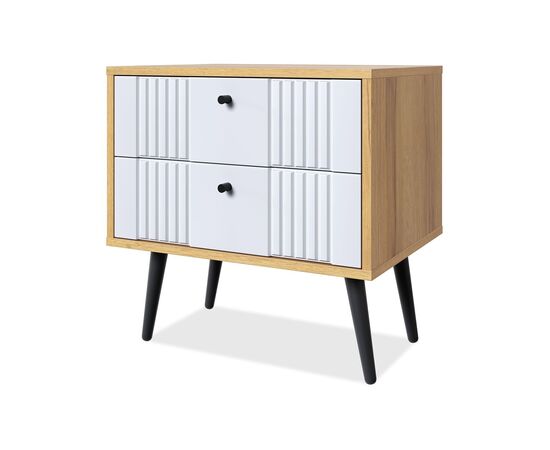 Тумба Вега Саксония, белый матовый, изображение 2 | Интернет магазин мебели и декора LifeDekor