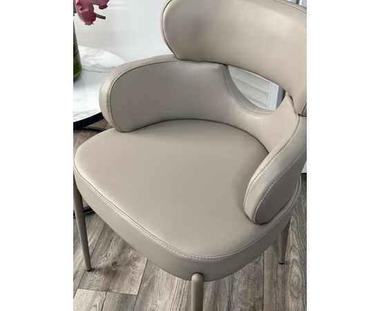 Стул VALTER HF017-09 Латте, экокожа / Латте каркас, ®DISAUR, изображение 3 | Интернет магазин мебели и декора LifeDekor