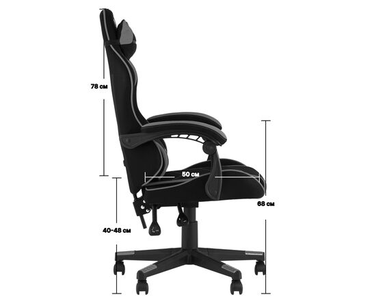 Кресло спортивное TopChairs Shadow черно-зеленый, изображение 4 | Интернет магазин мебели и декора LifeDekor