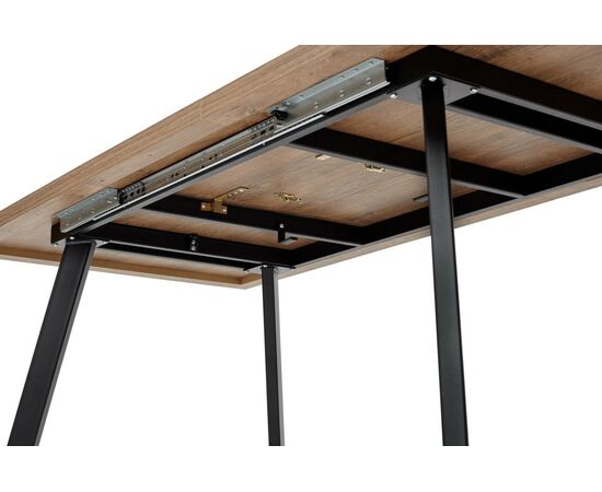 Стол BRICK M 120 Дуб Канзас/ Черный М-City, изображение 4 | Интернет магазин мебели и декора LifeDekor