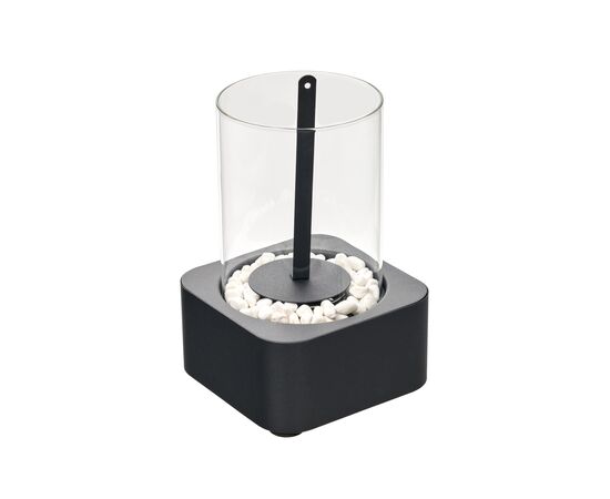 Биокамин настольный "SQUARE", 17x17x25,5 см, из металла, стекла, изображение 4 | Интернет магазин мебели и декора LifeDekor