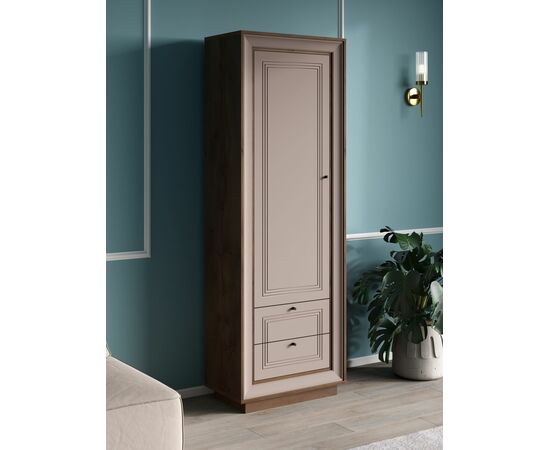 Шкаф «Прато», таксония шоколад/кофе с молоком, изображение 5 | Интернет магазин мебели и декора LifeDekor