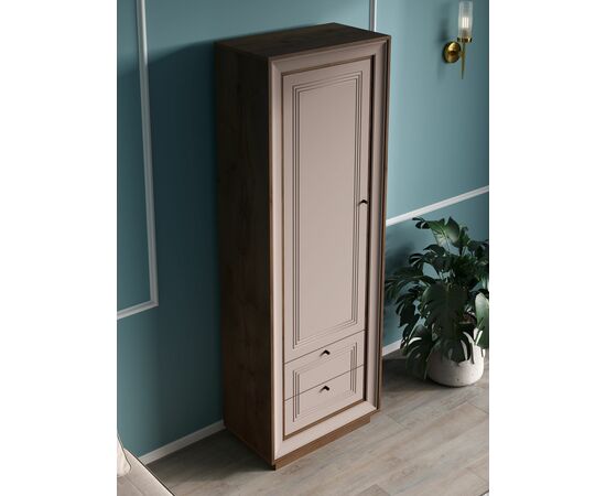 Шкаф «Прато», таксония шоколад/кофе с молоком, изображение 6 | Интернет магазин мебели и декора LifeDekor