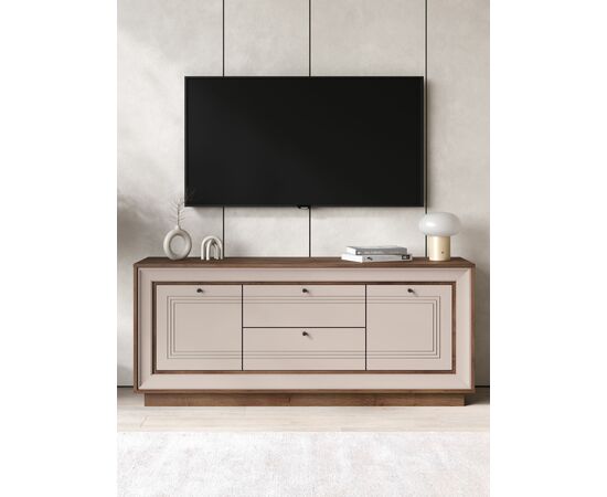 Тумба «Прато» 154, таксония шоколад/кофе с молоком, изображение 7 | Интернет магазин мебели и декора LifeDekor